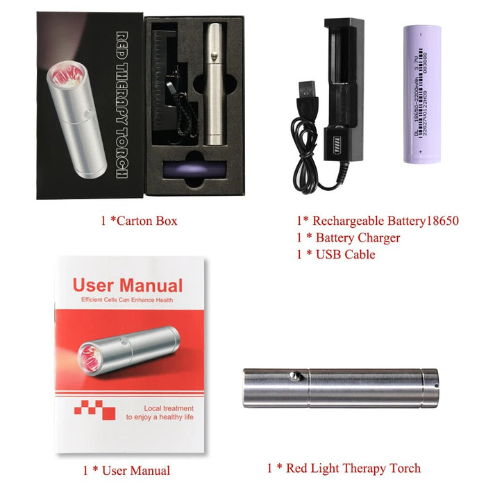 Infrared LED Flashlight for Pain Relief