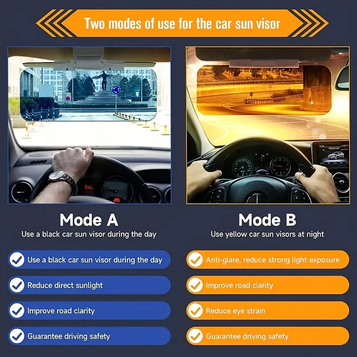 Pare-soleil de conduite anti-éblouissement Typared jour et nuit