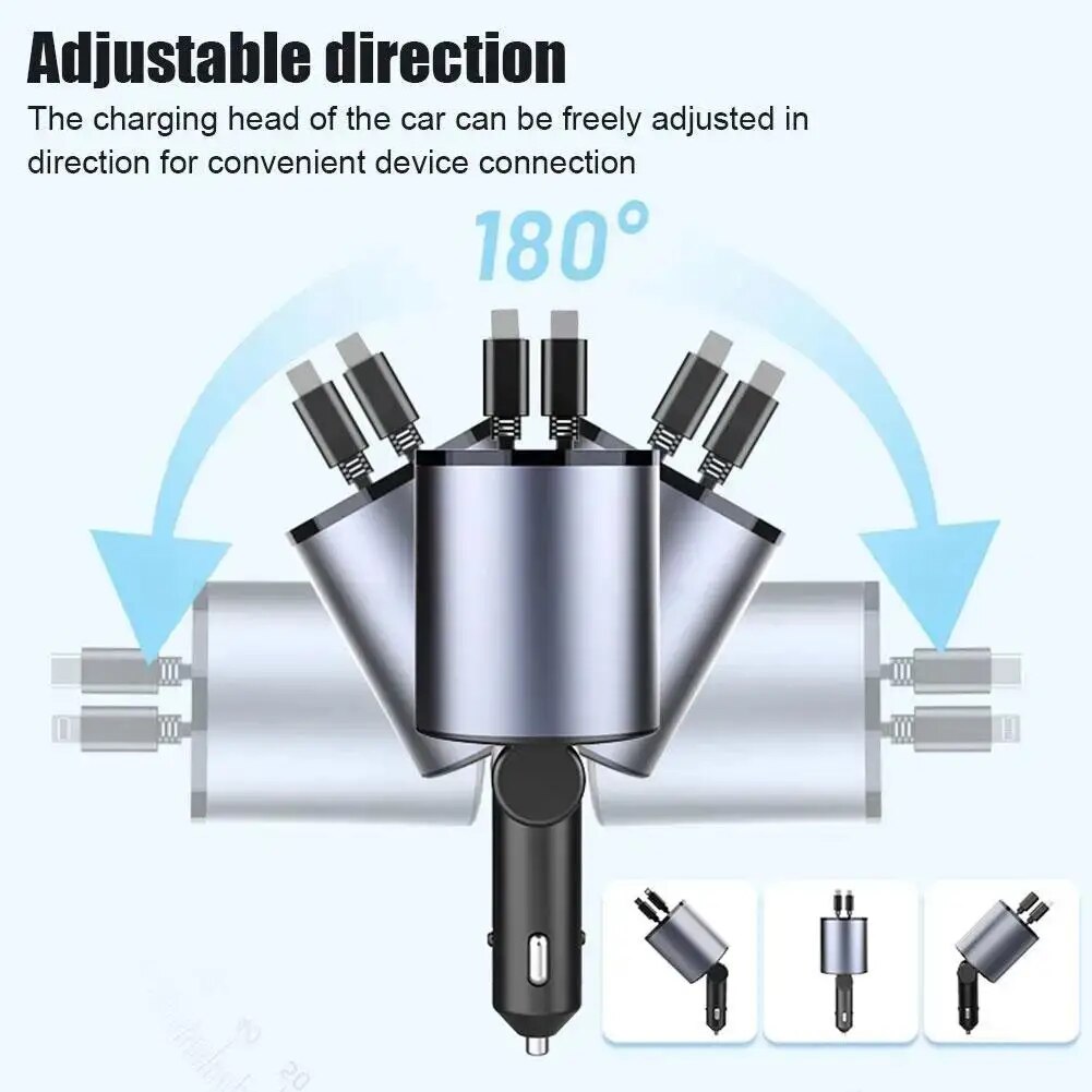 Chargeur de téléphone USB ultra rapide pour voiture