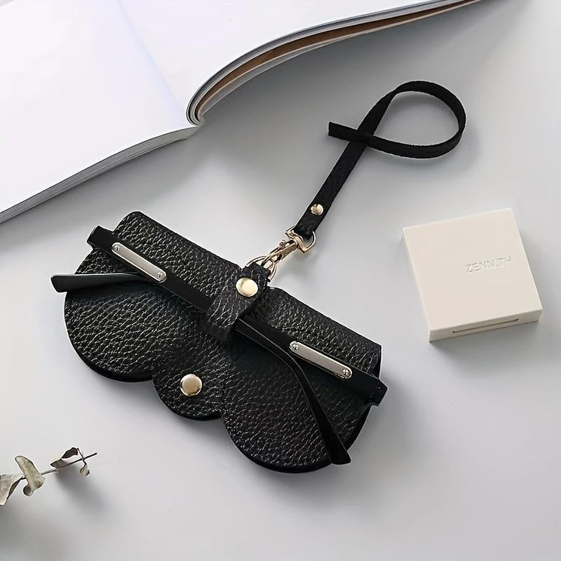 Étui à lunettes de soleil en cuir souple 