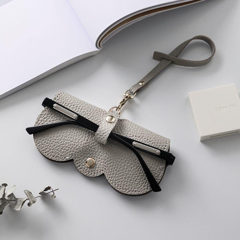 Étui à lunettes de soleil en cuir souple 