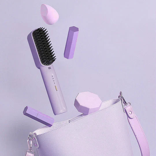 FlexiStraight - Portable Cordless mini hair straightening comb
