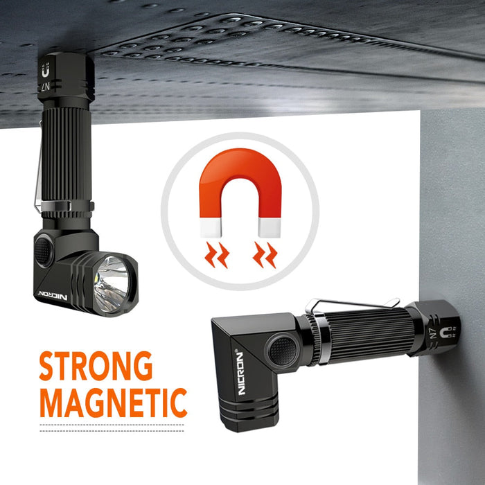 NICRON Outdoor 90 Degree Dual Fuel Flashlight