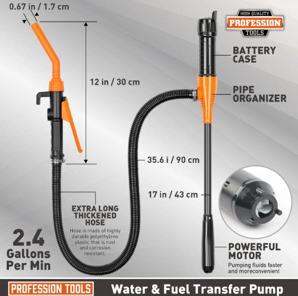 🔥 Last Sale 🔥 - Cordless Fuel Transfer Pump
