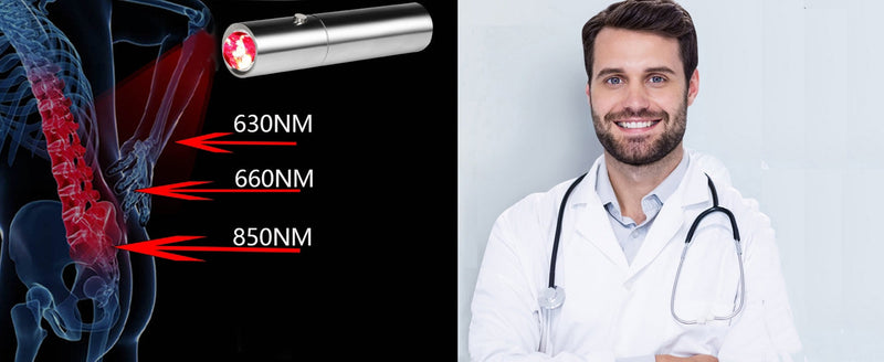 Infrared LED Flashlight for Pain Relief