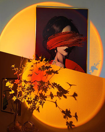 Projecteur de lampe de coucher de soleil 