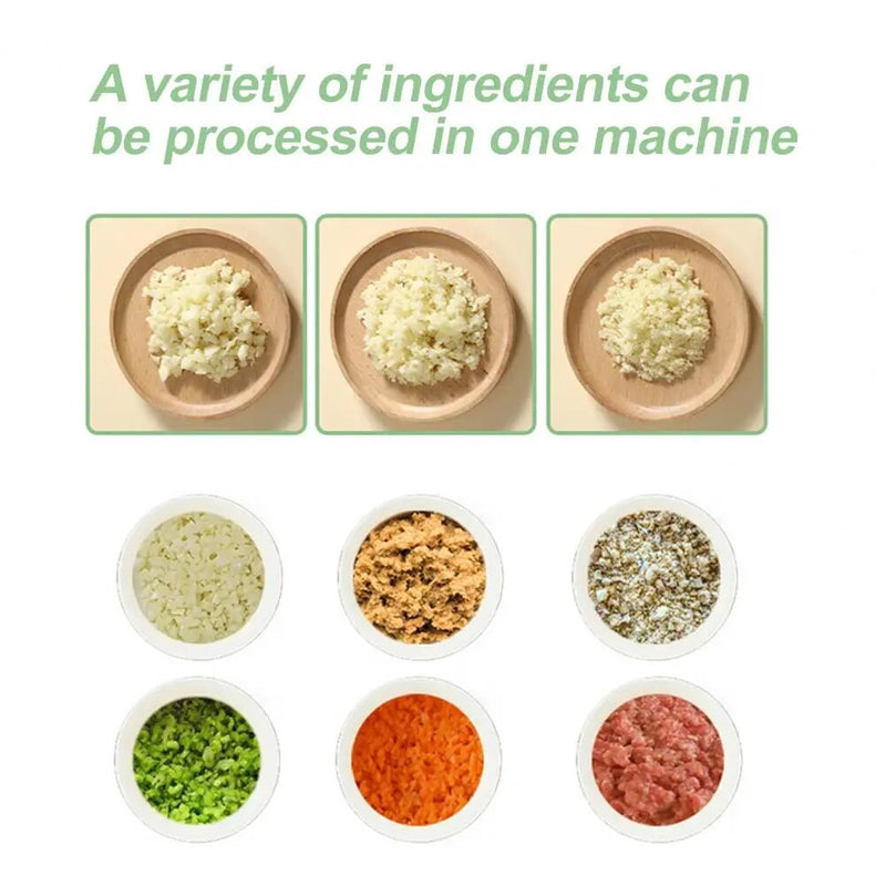 Ensemble de coupe-légumes électrique 4 en 1