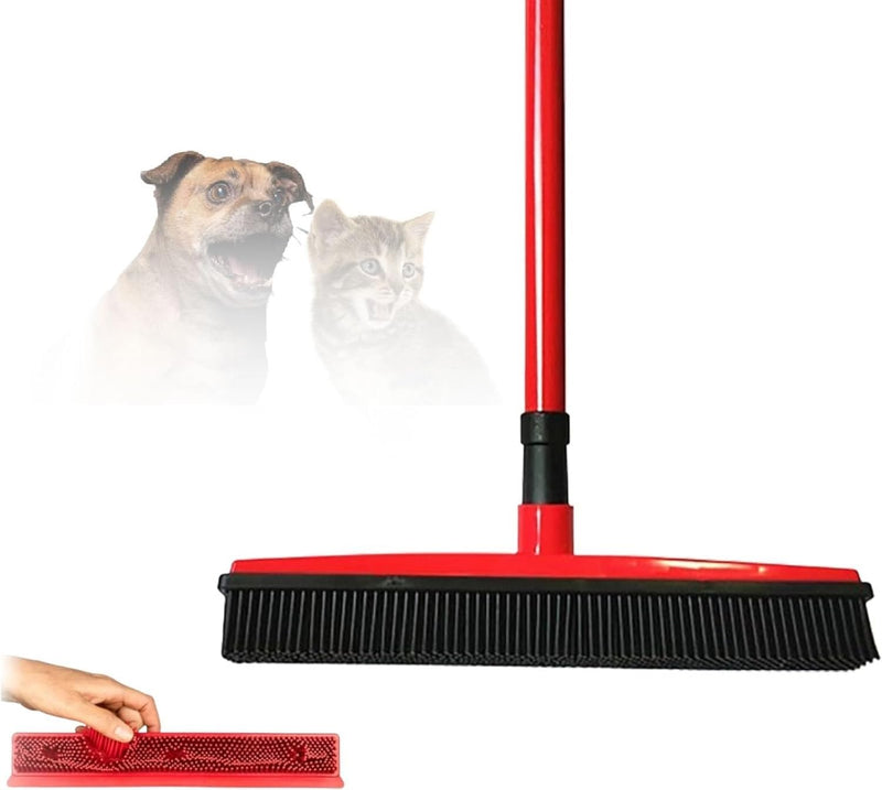 Balai en caoutchouc pour enlever les poils d'animaux