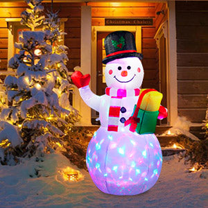 Foot Inflatable Snowman