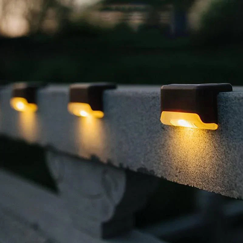 Lampes solaires d'escalier extérieures 