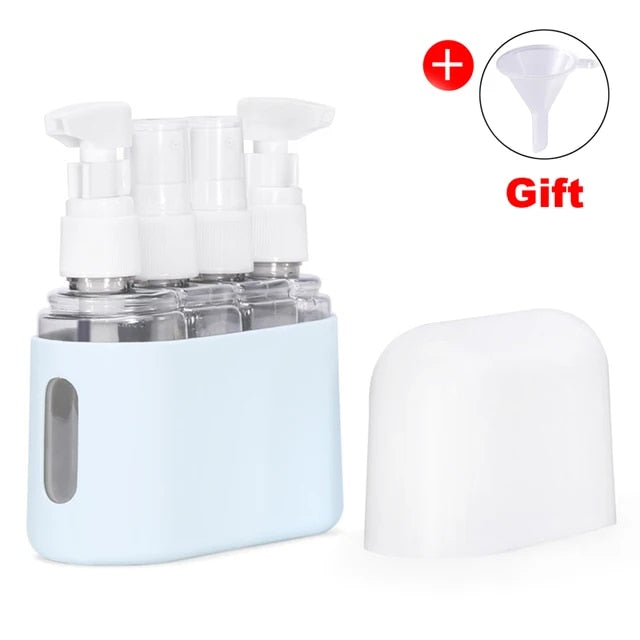 Mini Shampoo Dispenser Portable Travel Bottle Set