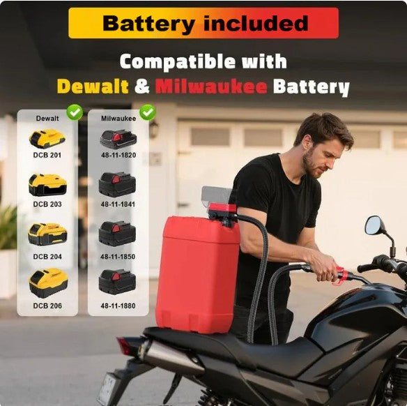 🔥 Last Sale 🔥 - Cordless Fuel Transfer Pump