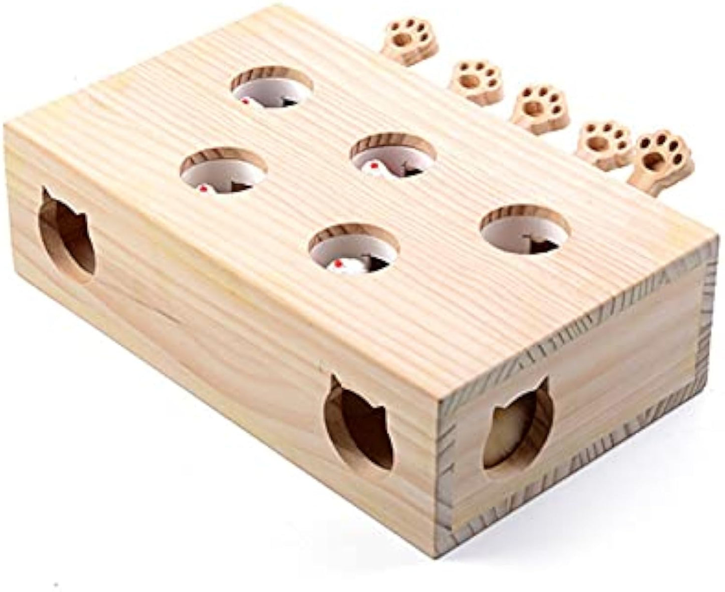 Cat Interactive Wooden Toys Whack