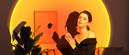 Projecteur de lampe de coucher de soleil 