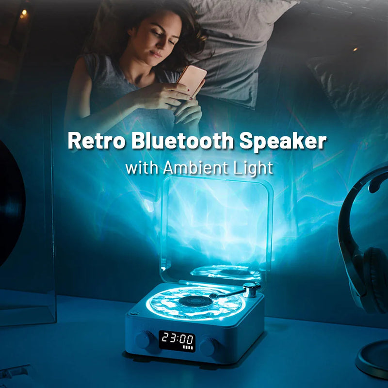 Platine vinyle Bluetooth rétro Waves 2024