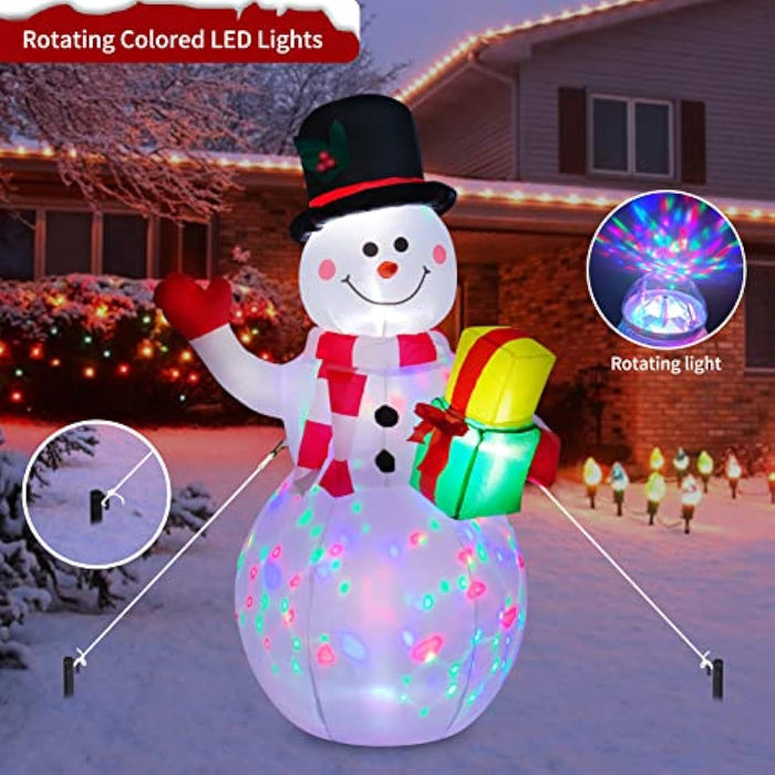 Foot Inflatable Snowman