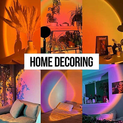 Projecteur de lampe de coucher de soleil 