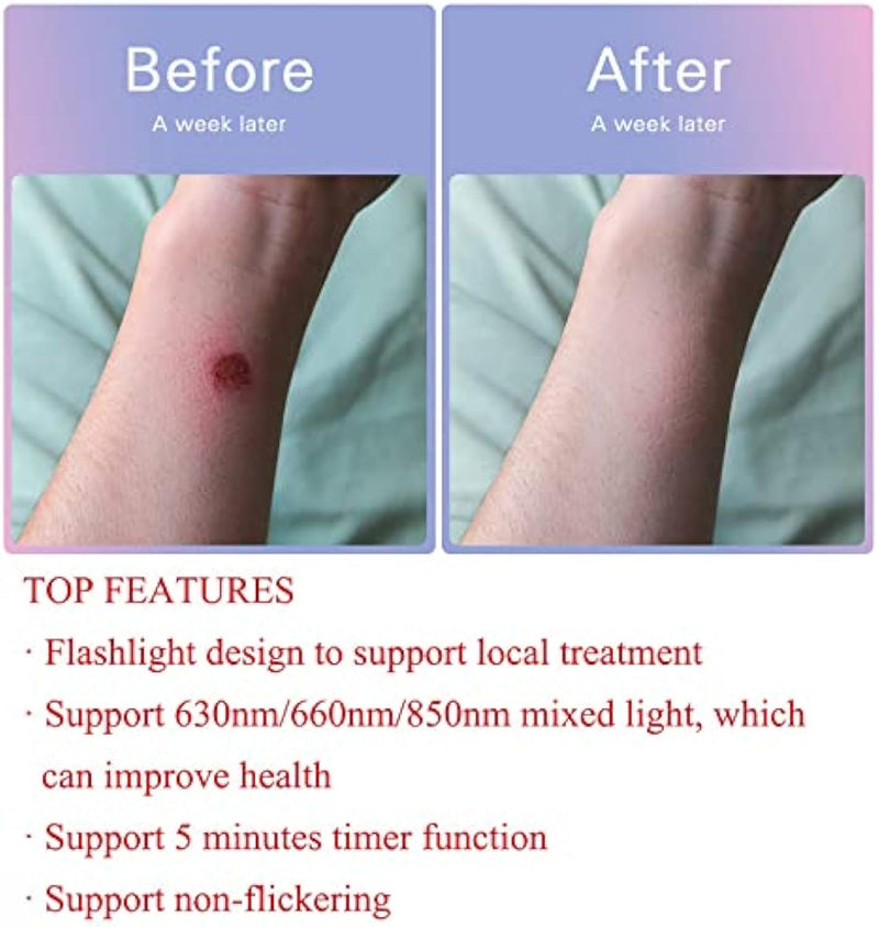 Infrared LED Flashlight for Pain Relief