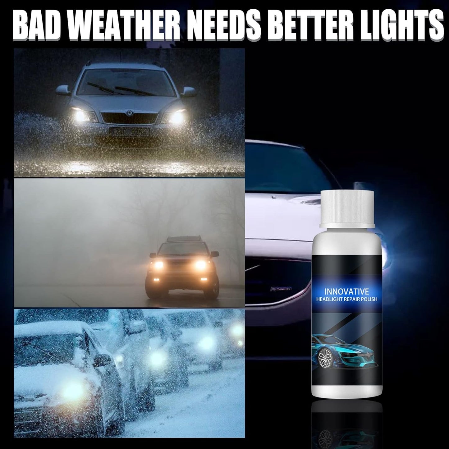 Car Headlight Polishing Agent
