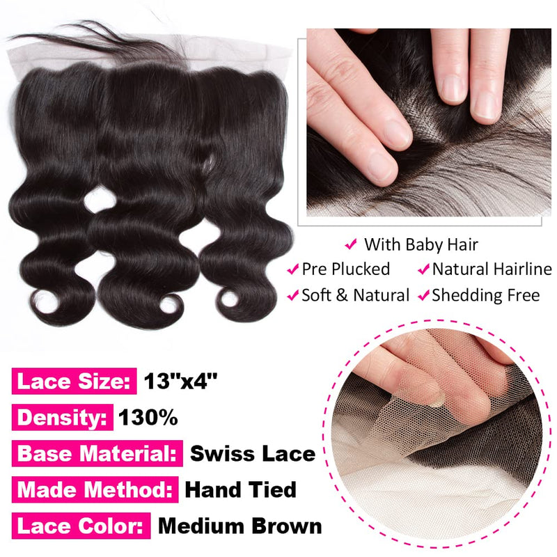 Cheveux humains ondulés
