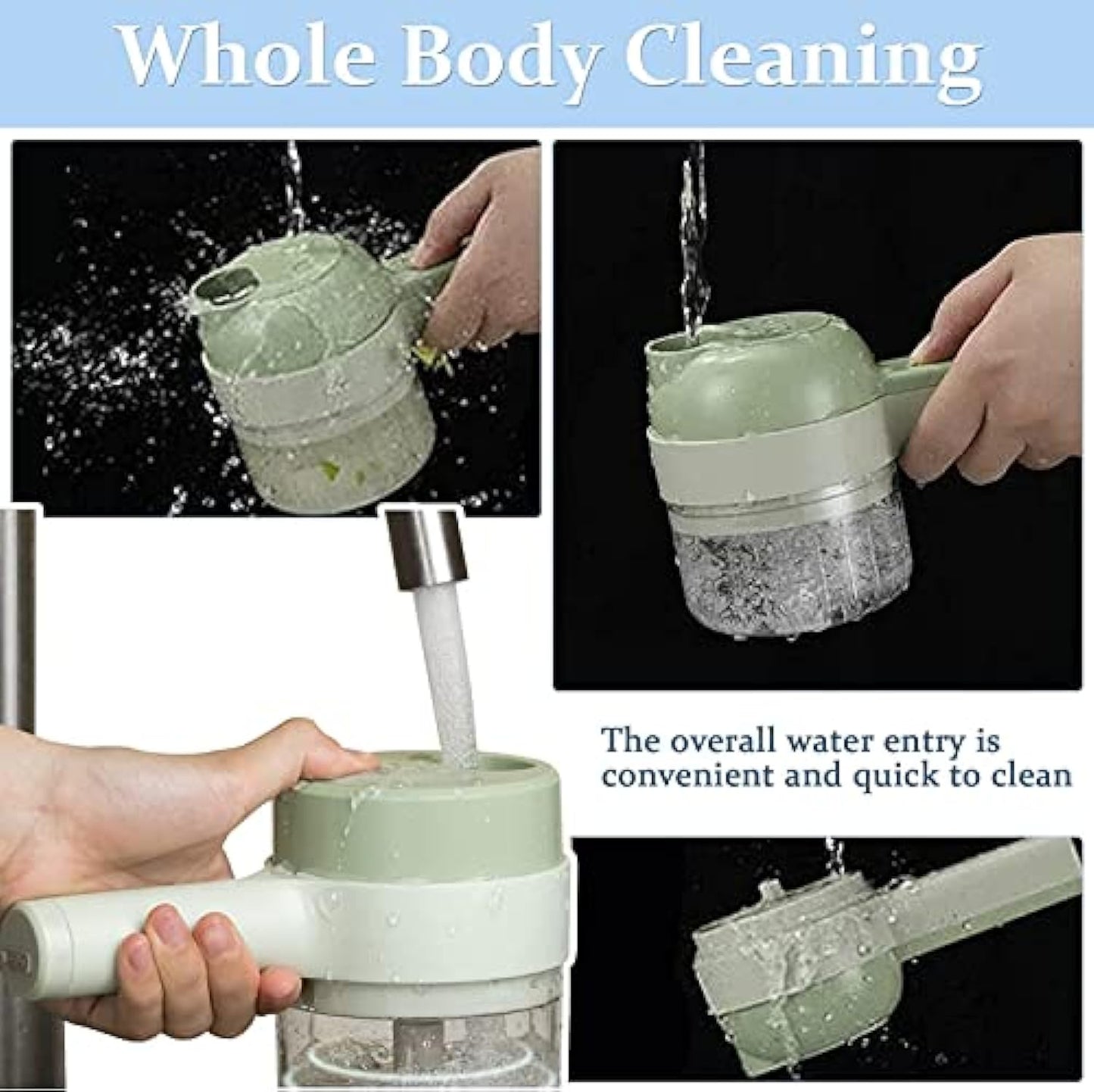 Ensemble de coupe-légumes électrique 4 en 1