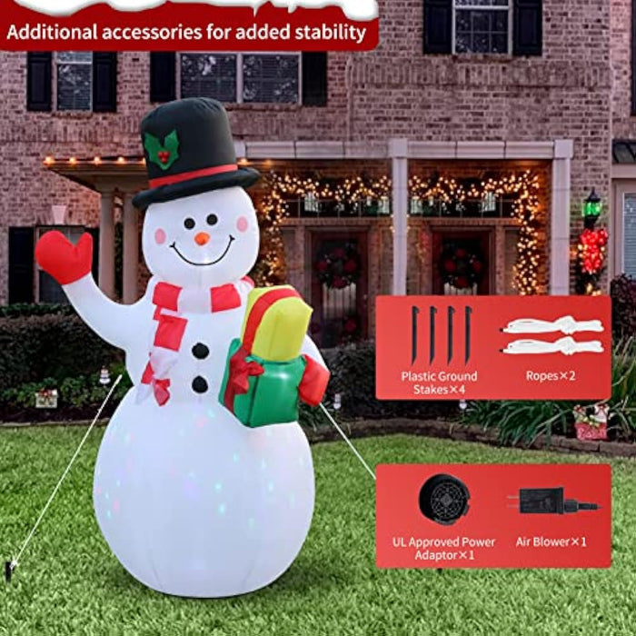Foot Inflatable Snowman