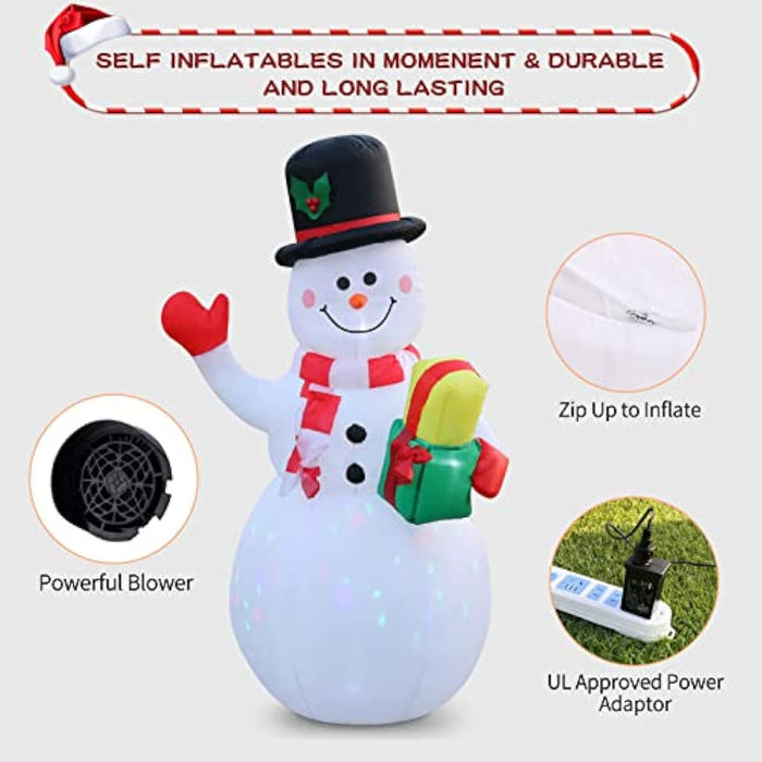 Foot Inflatable Snowman