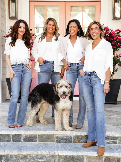 ✨HOT SALE 50% OFF👖New Tummy Control Bootcut Jeans 🔥