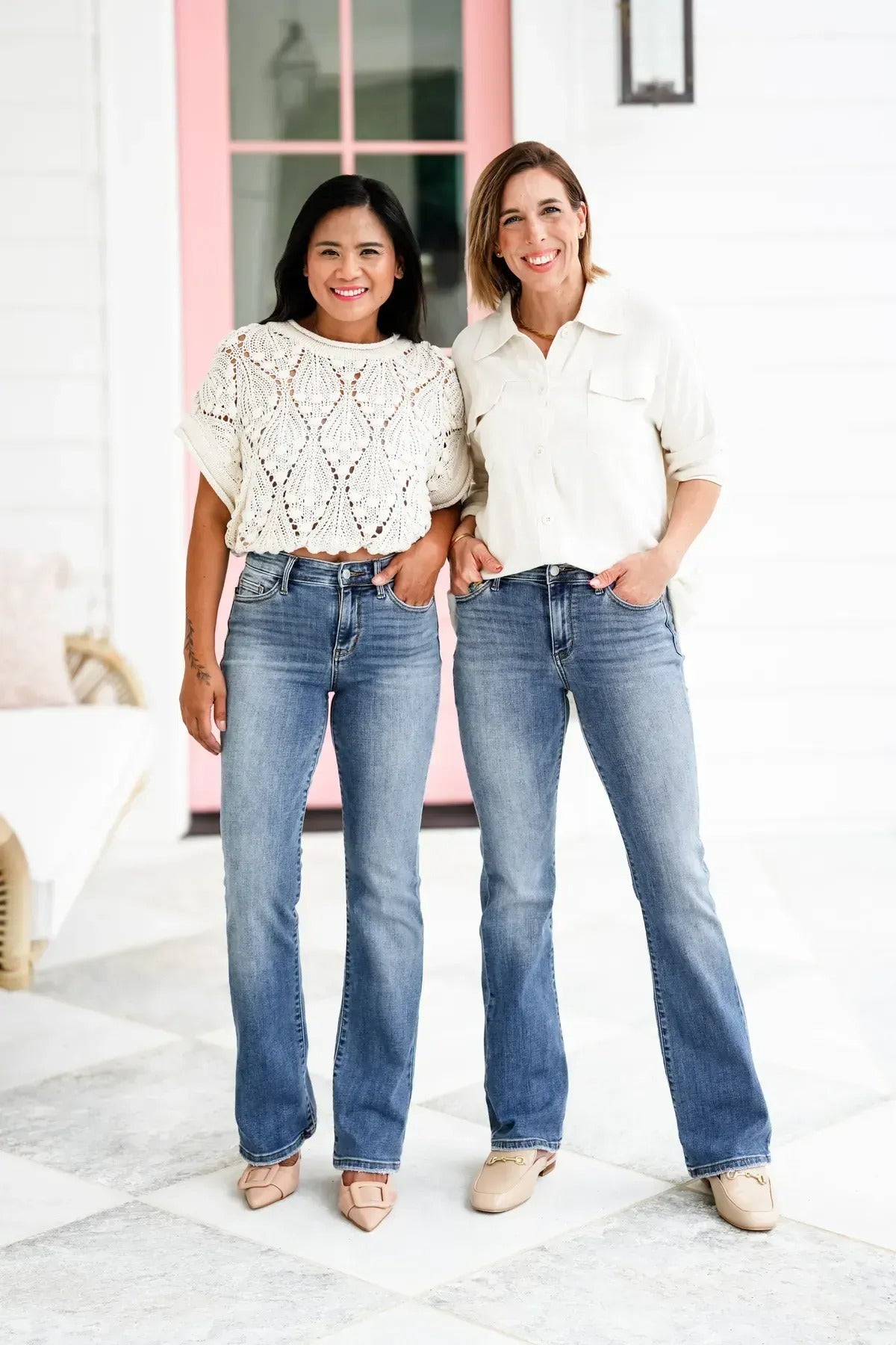 ✨HOT SALE 50% OFF👖New Tummy Control Bootcut Jeans 🔥