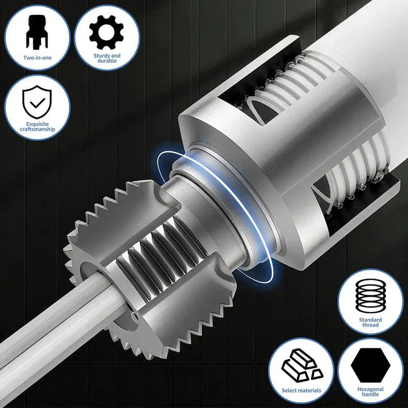 49% OFF 🔥Pipe Tapping and Threading Tool | Dual-Specification Compatible