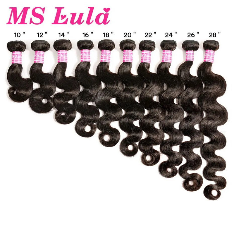 Cheveux humains ondulés