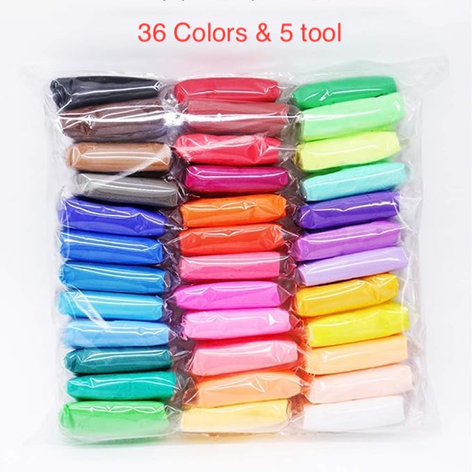 36 Colors Air Dry Clay