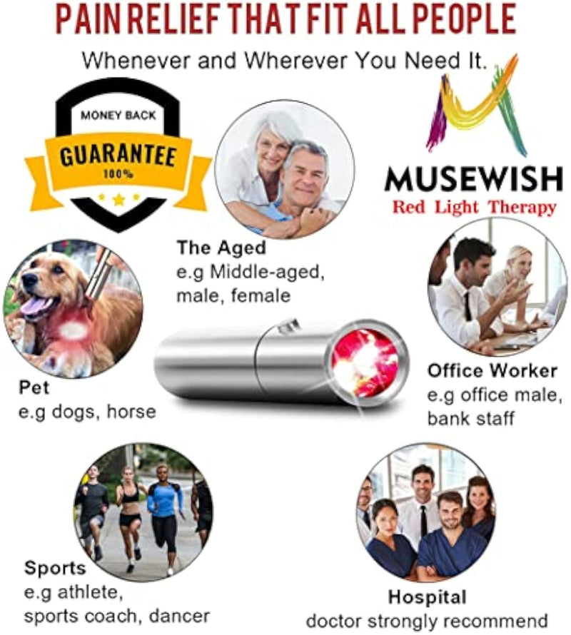Infrared LED Flashlight for Pain Relief