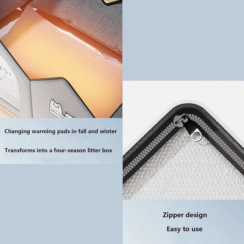 Maison pour chats climatisée