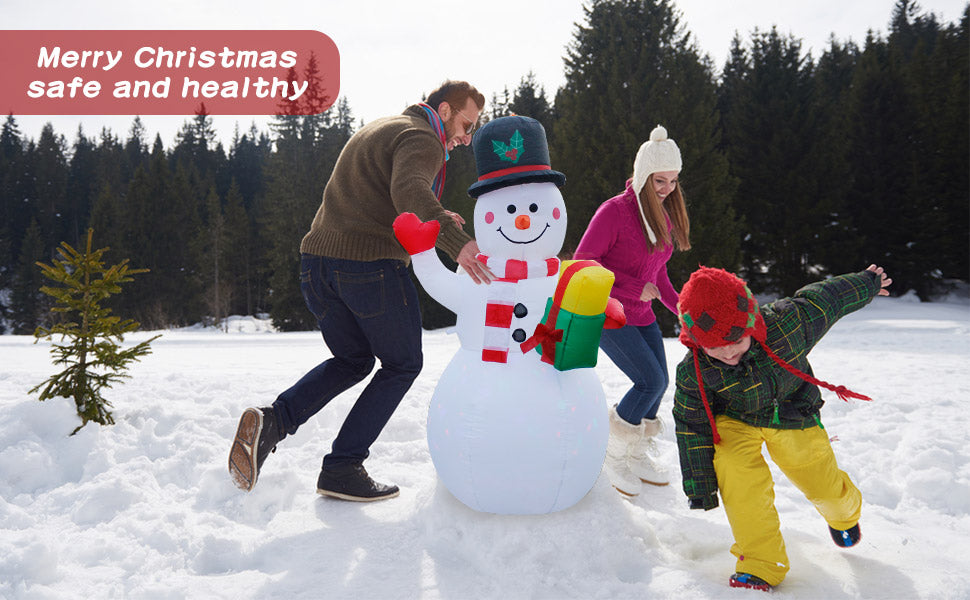 Foot Inflatable Snowman