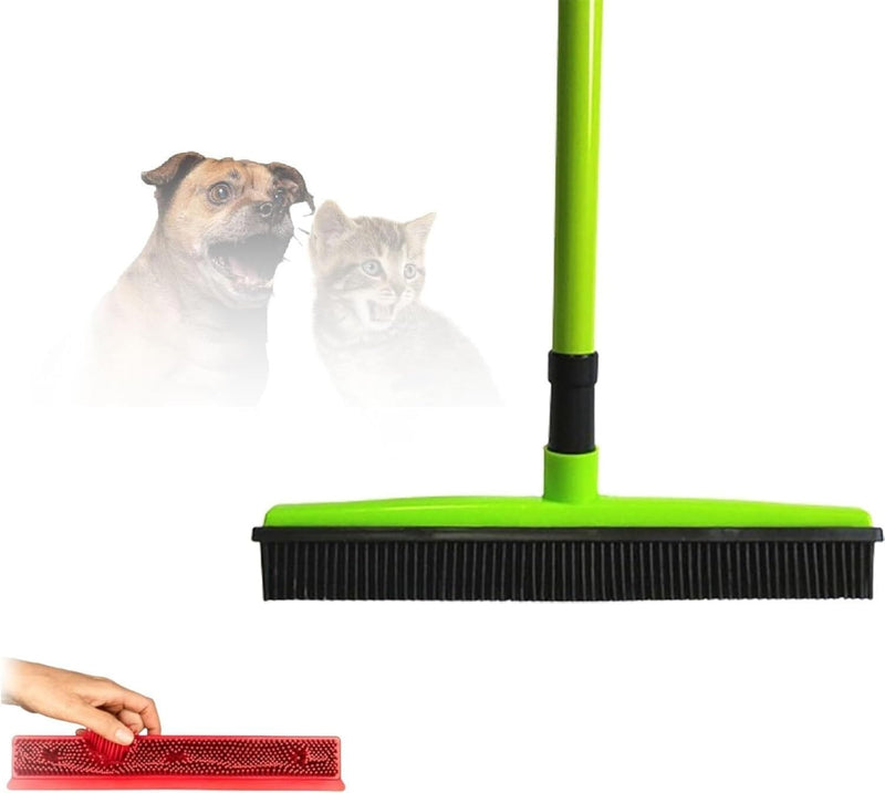 Balai en caoutchouc pour enlever les poils d'animaux