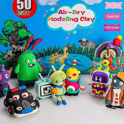 36 Colors Air Dry Clay