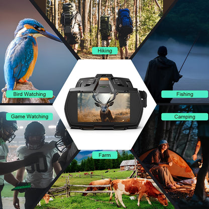 🔭📷4K Night Vision Binoculars 10X Camera Hight Definition Digital