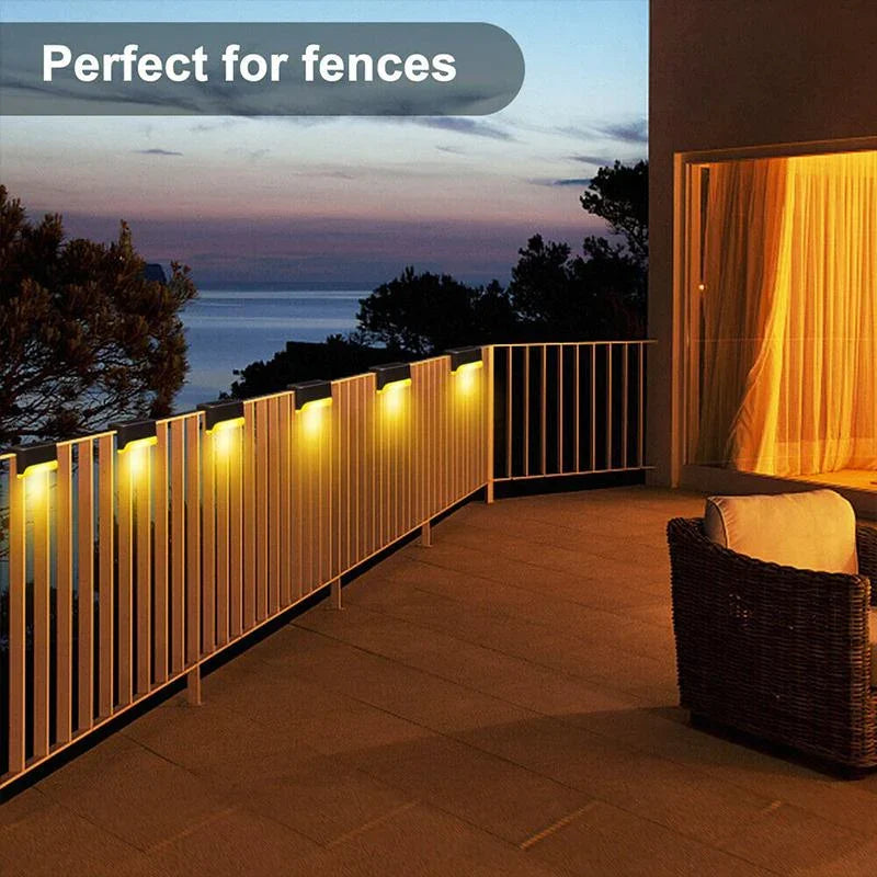 Lampes solaires d'escalier extérieures 