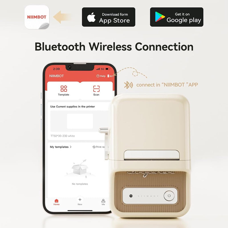 Imprimante d'étiquettes Bluetooth B21