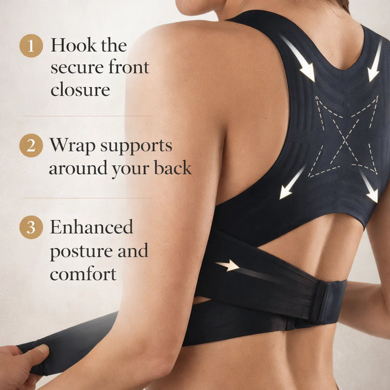 Zenthera™  PostureEase Wireless Bra -Support your back. Shape your confidence