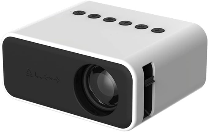 Mini Projector Wired Screen Mirroring IOS & Android Phone