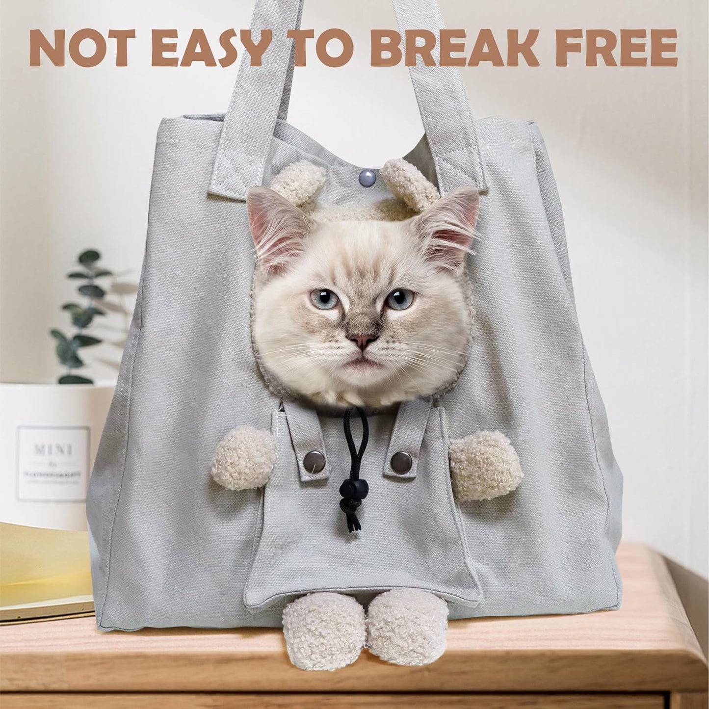 Canvas Shoulder Bag For Pets