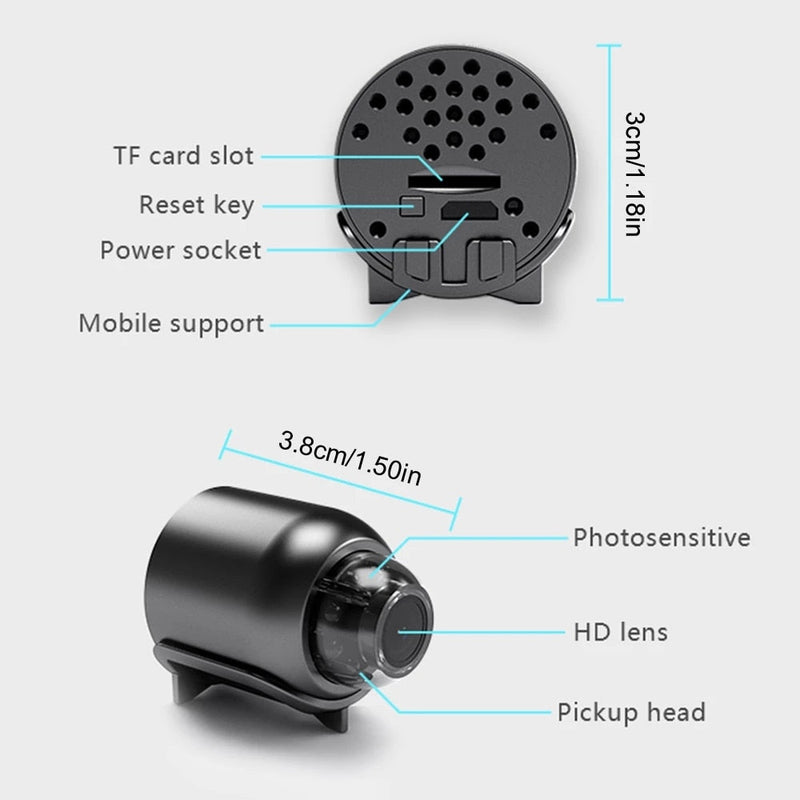 Mini caméra de surveillance HD 