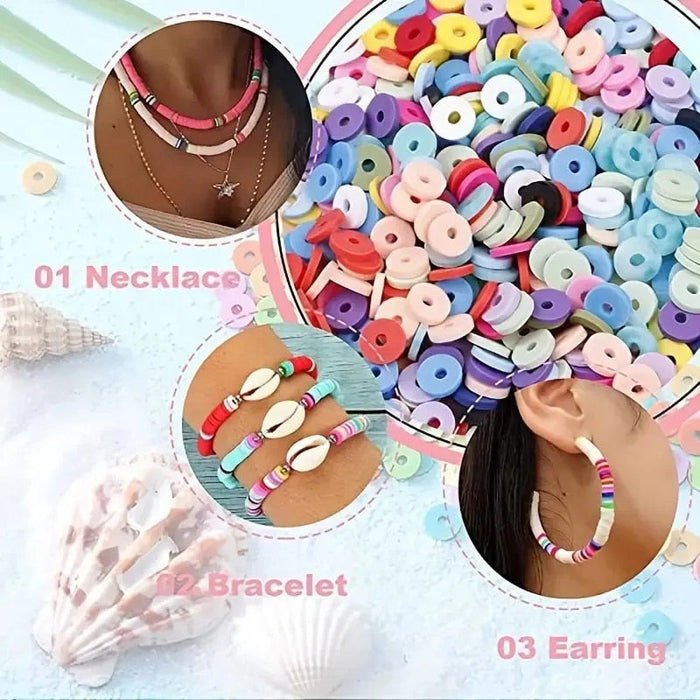 Clay Beads Bracelet Making Kit