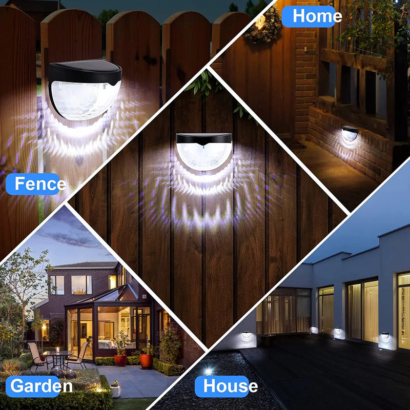Appliques murales extérieures SolarGlow – Éclairage de jardin écoénergétique version 2025 