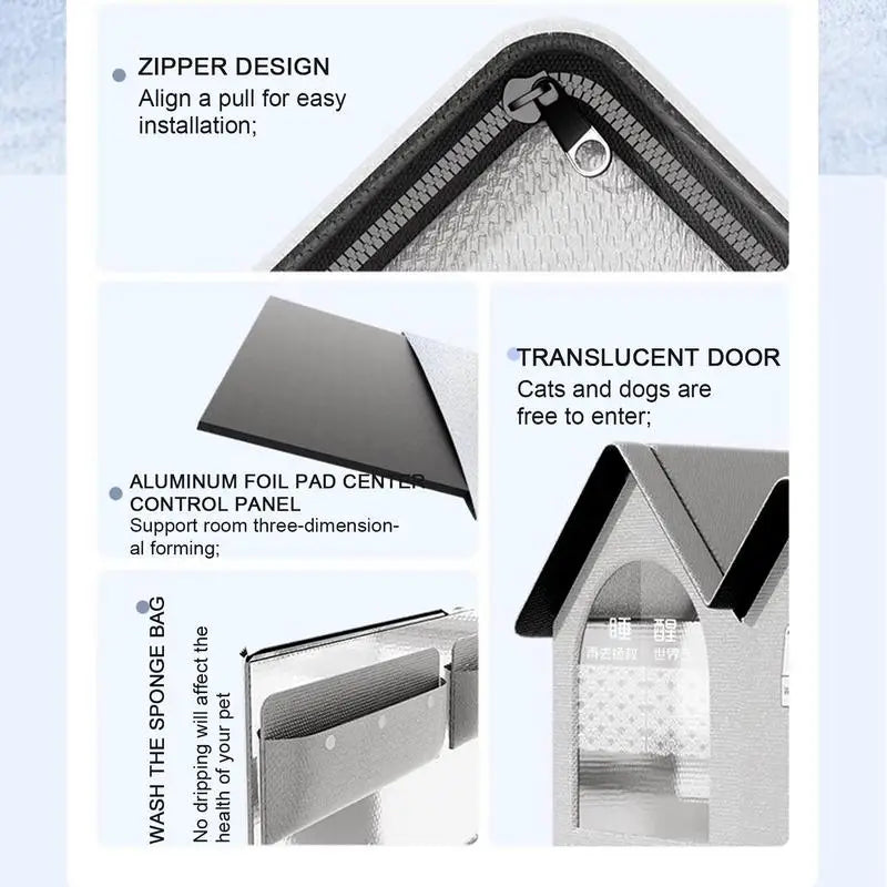 Maison pour chats climatisée