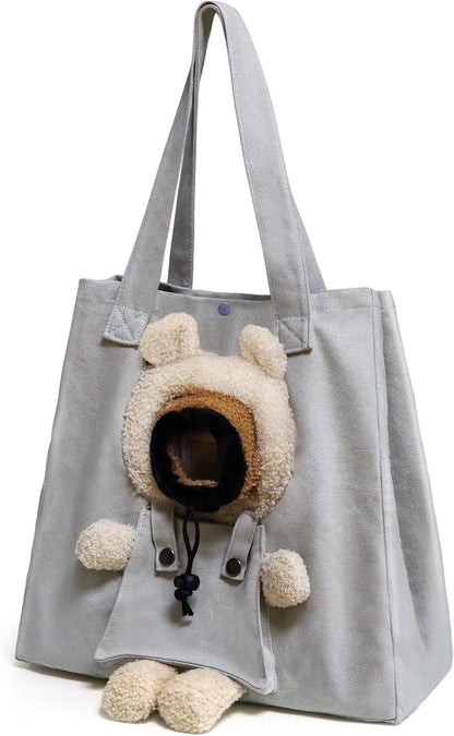 Canvas Shoulder Bag For Pets