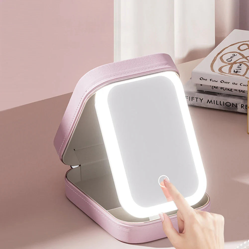 Boîte à maquillage ajustable TouchGlow