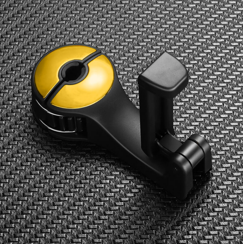 Crochet d'appui-tête 2 en 1 pour voiture (lot de 2)